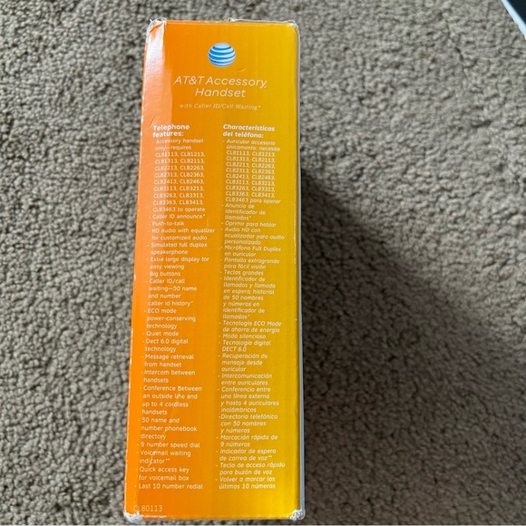 AT&T CL80113 Accessory Handset for CL82213 - Picture 7 of 12
